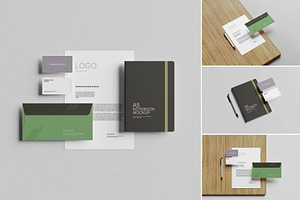 Stationery Branding Mockup, an Advertising Mockup by Se٧enStudio
