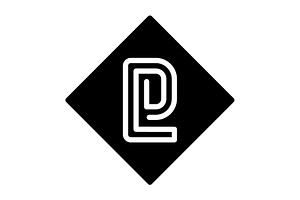 Ld font solid icon, a Solid Icon by Creative priyanka