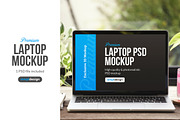 Laptop Mockup, a Mac Mockup by SimplDesign (Thumbnail 1 of 3)
