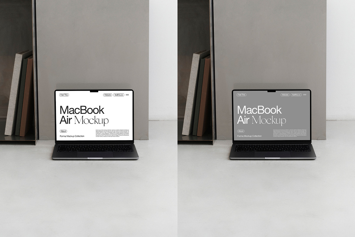 MacBook Air Mockup PSD, a Mac Mockup by Feel This (Photo 3 of 3)