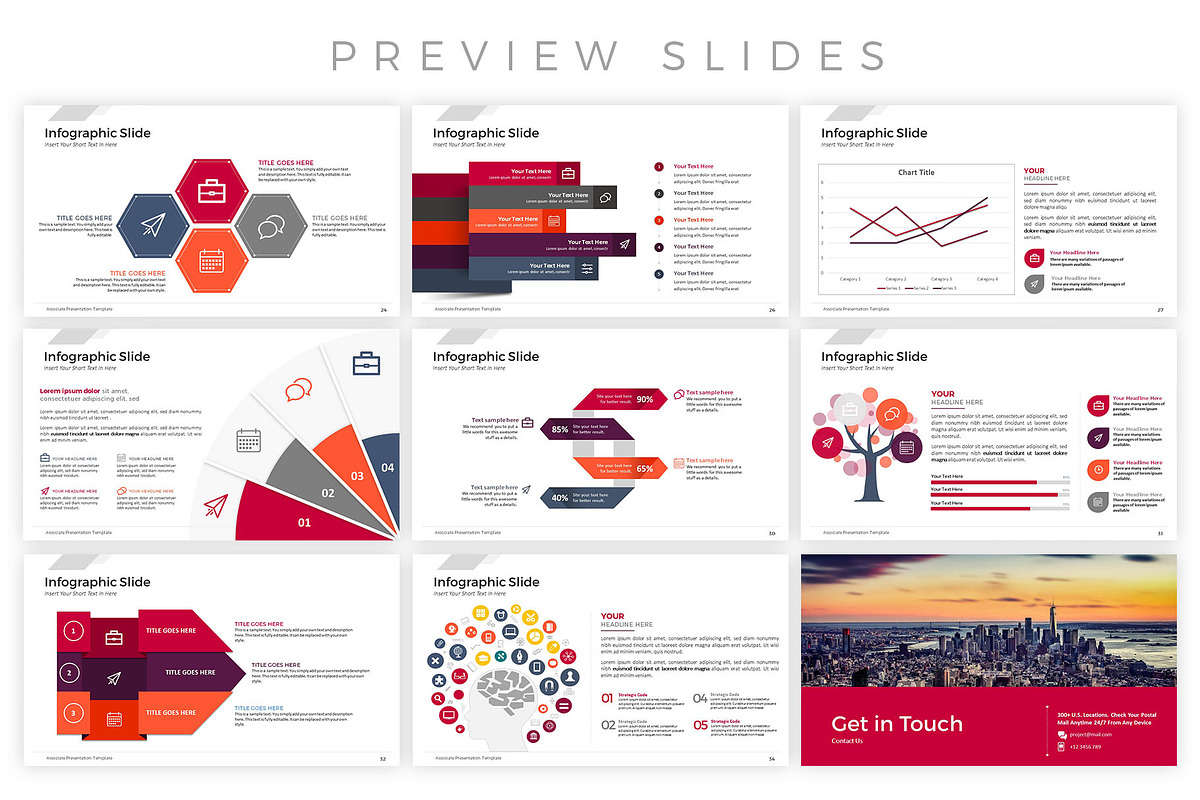 Associate Presentation Template, a Presentation Template by Digitcase x ...