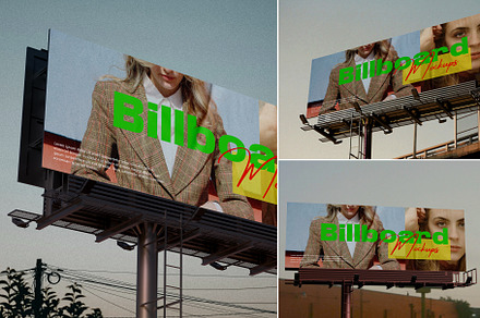 Billboard Mockups, an Advertising Mockup by Tahtagraphic