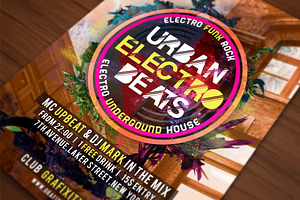 Urban Electro Beats Poster
