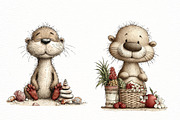 Whimsical summer seal Clipart, an Illustration by Designworld (Thumbnail 4 of 8)