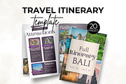 Bali Travel Itinerary Template, a Templates & Theme by Digital By Nikoleta (Thumbnail 1 of 11)