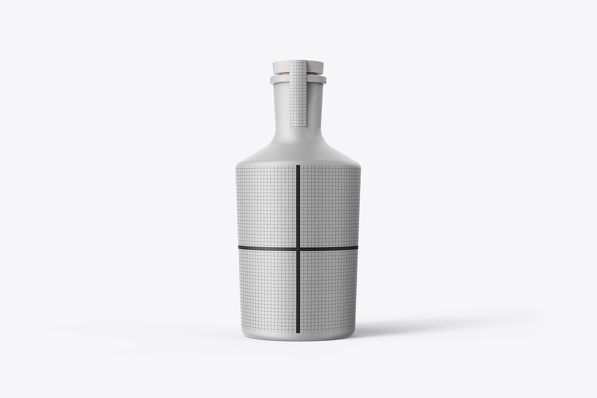 Gin Ceramic Bottle Mockup, a Product Mockup by easymock (Photo 5 of 11)