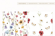 Watercolor Botanical Wildflowers Set, a Decorative Illustration by Carol Lozove (Thumbnail 25 of 36)