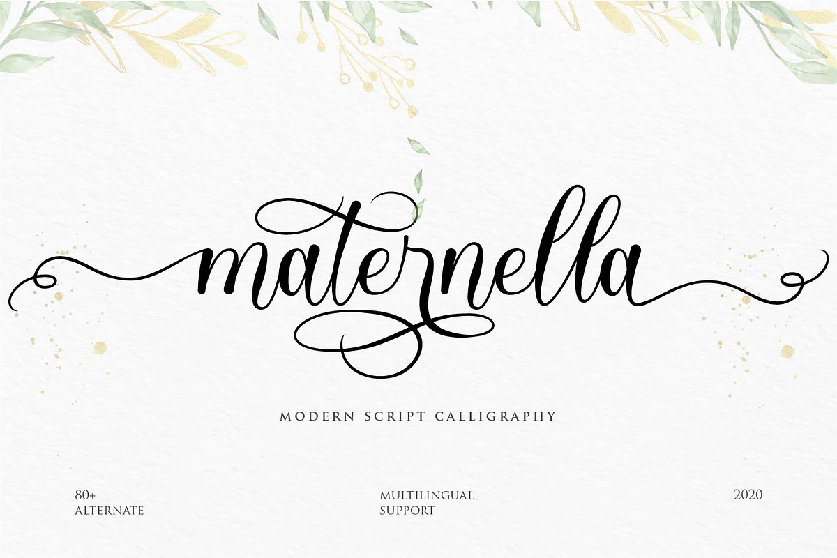 Maternella, a Script Font by sabrcreative (Photo 1 of 11)