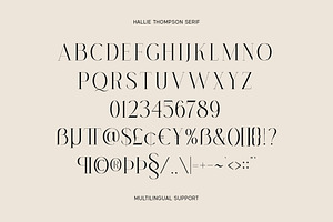 Hallie Thompson - Elegant Font Duo