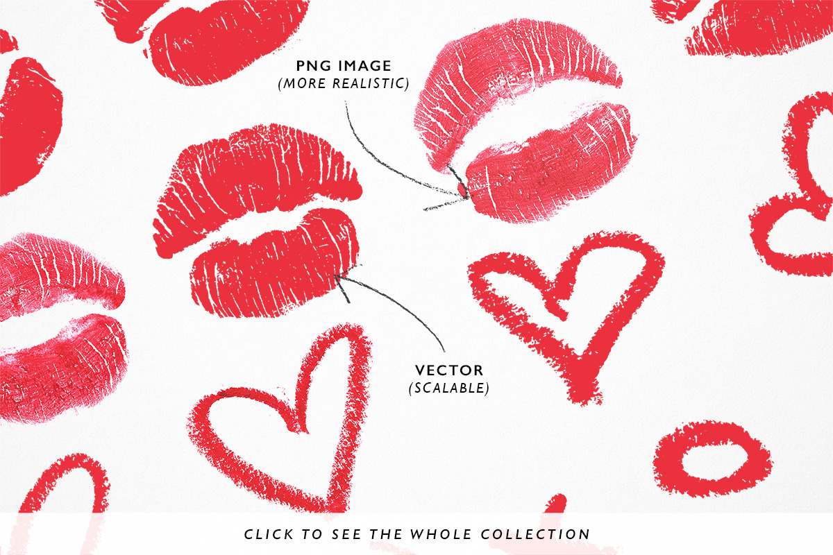 The Valentine's Lipstick Pack, an Object Graphic by Abbie May (Photo 2 of 5)