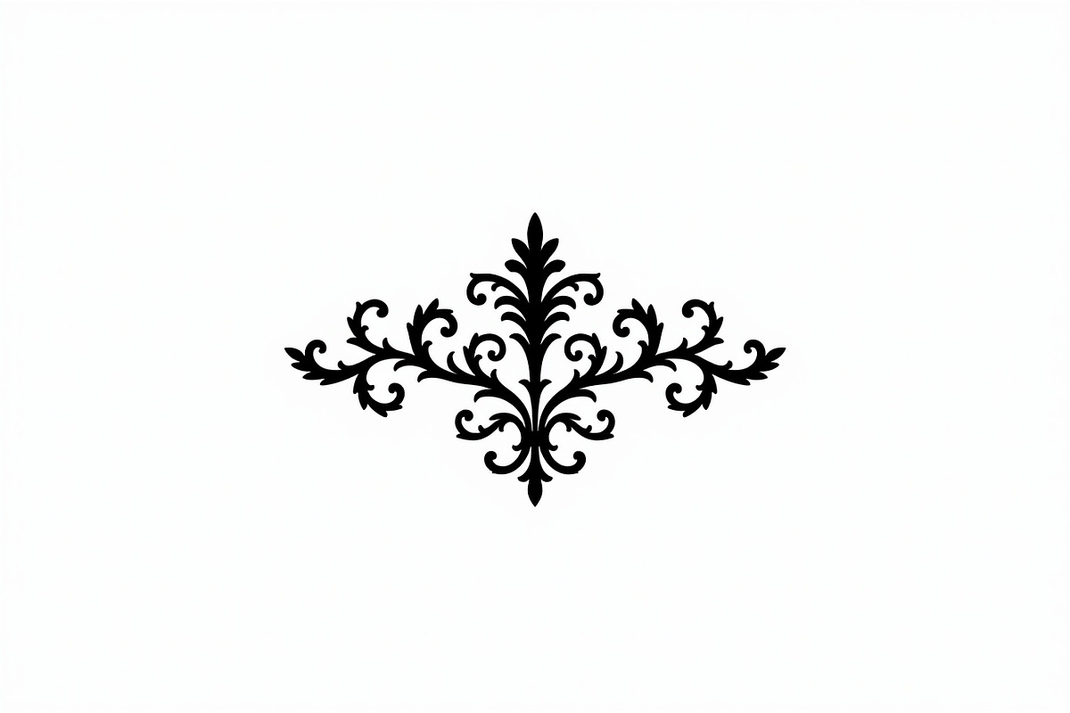 Decorative Vintage Ornament Cut File, an Illustration by musafir_fashion (Photo 4 of 9)