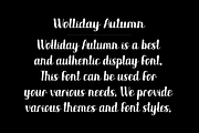 Wolliday Autumn - Handwritten Font, a Handwritten Font by Iqsiart Studio (Thumbnail 5 of 7)