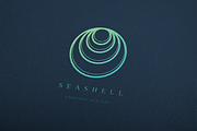 Seashell. Linear geometric logo, a Branding & Logo Template by le-genda (Thumbnail 5 of 15)
