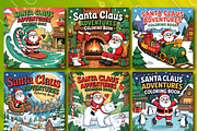 55 Santa Claus Adventures Coloring, a Decorative Illustration by Coco Bloom (Thumbnail 3 of 4)