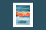 About Sunset, Watercolor Scenery, a Background Graphic by Marmoris.Arts (Thumbnail 6 of 17)