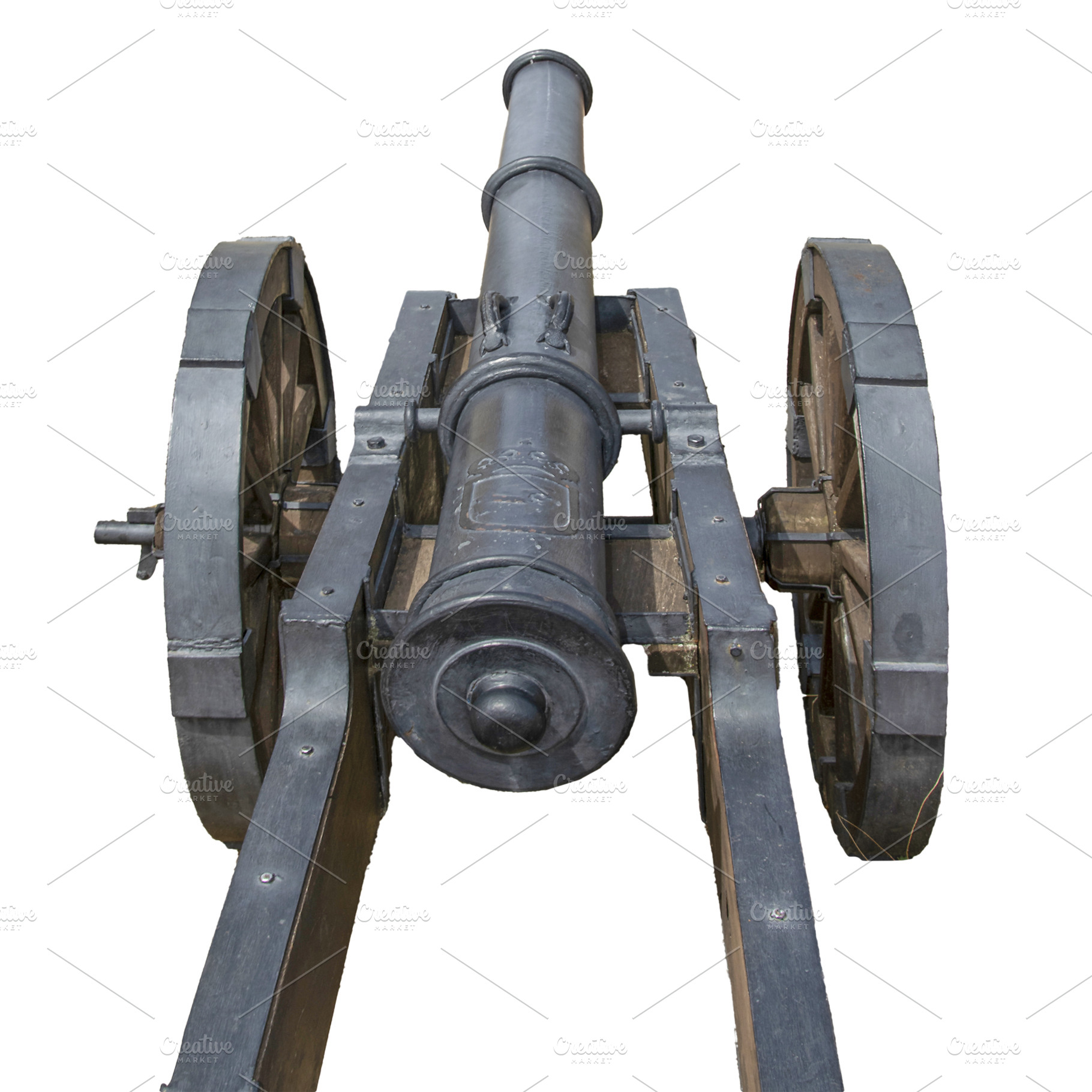 Historic cannon isolated photo, a Technology Photo by DanFLCreativo