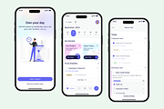 TaskWhiz Planning App UI Kit, an UI Kit Template by floxui (Thumbnail 5 of 9)