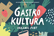 Gastro Kultura Font + Bonus, a Font by Andrey Sharonov (Thumbnail 1 of 11)