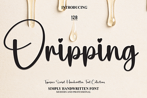 Dripping Script Font