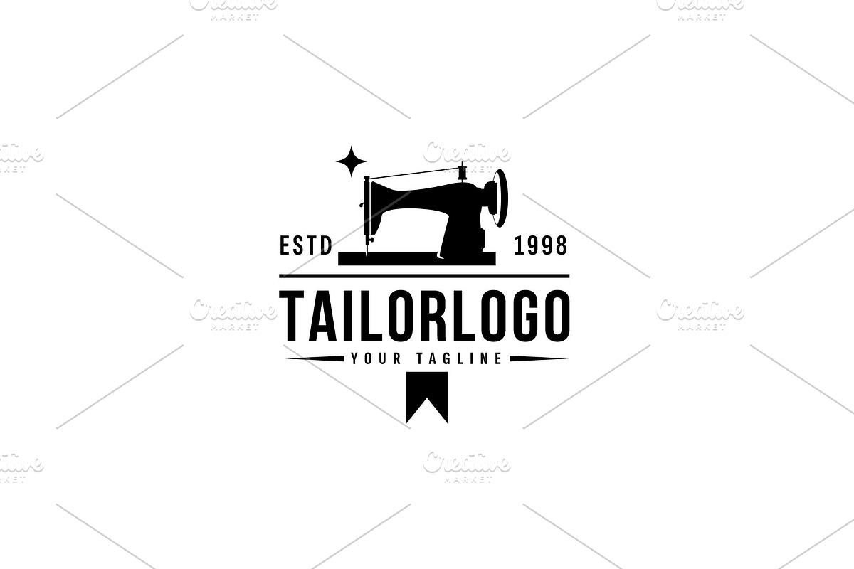 Tailor logo vector icon illustration, a Branding & Logo Template by Dyn Studio