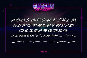 Outrun Forever 2 In 1 Font Pack