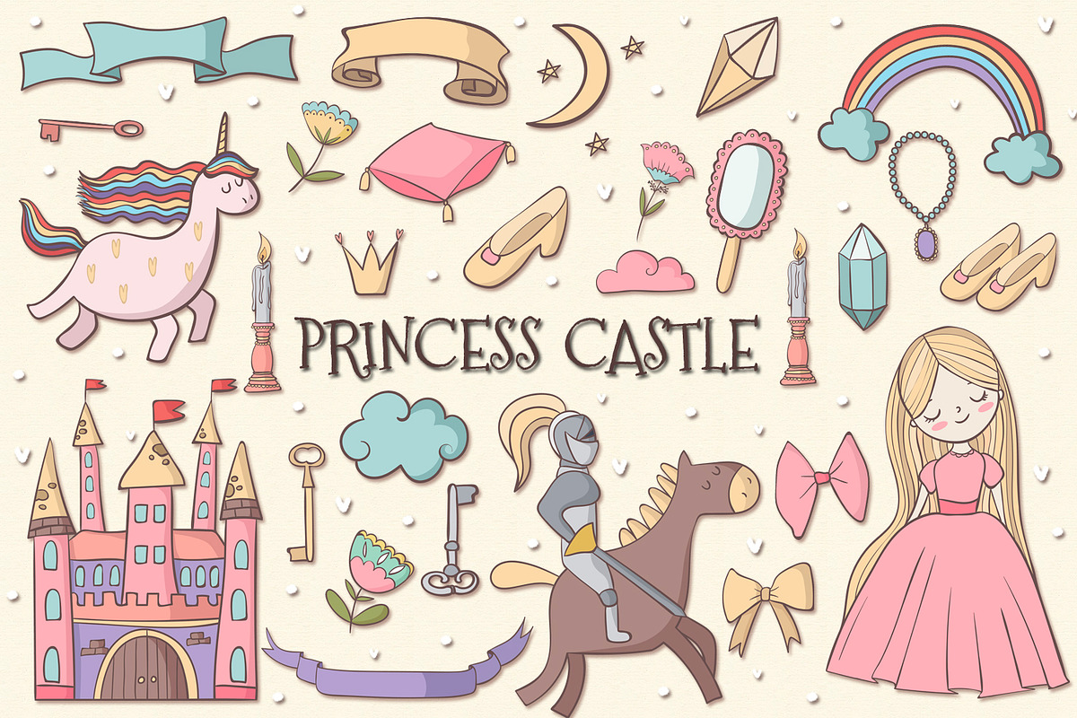 Princess Castle, an Illustration by clipick (Photo 1 of 5)