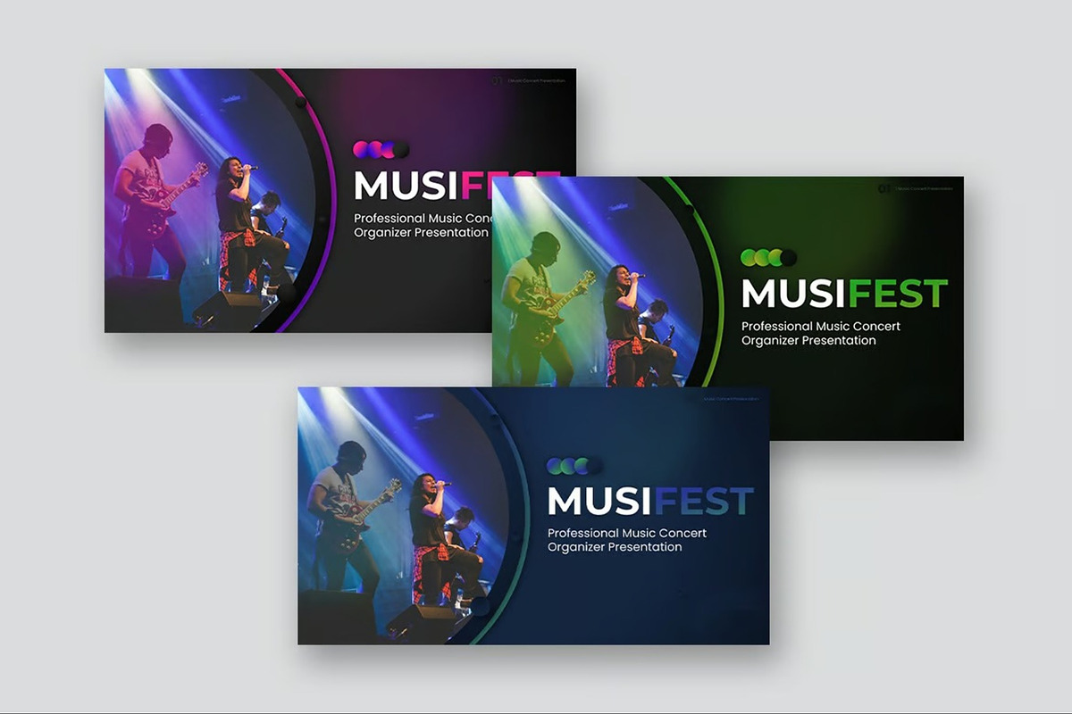 Music Concert Powerpoint Templates, a Presentation Template by Fit-tee (Photo 2 of 10)