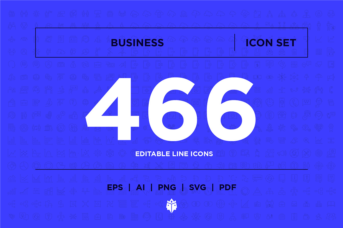 Business Icon Set, an Outline Icon by Pathlord (Photo 1 of 10)