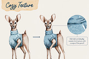 Sweater Knit Brushes For Procreate, a Brush Add-On by Wooly Pronto (Thumbnail 3 of 11)