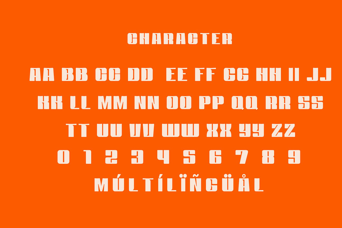 Bigra Retro Display Font, a Sans Serif Font by Luna Shop (Photo 2 of 5)