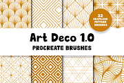 Art Deco 1.0 Procreate Brushes, a Brush Add-On by Design av MAD (Thumbnail 1 of 6)