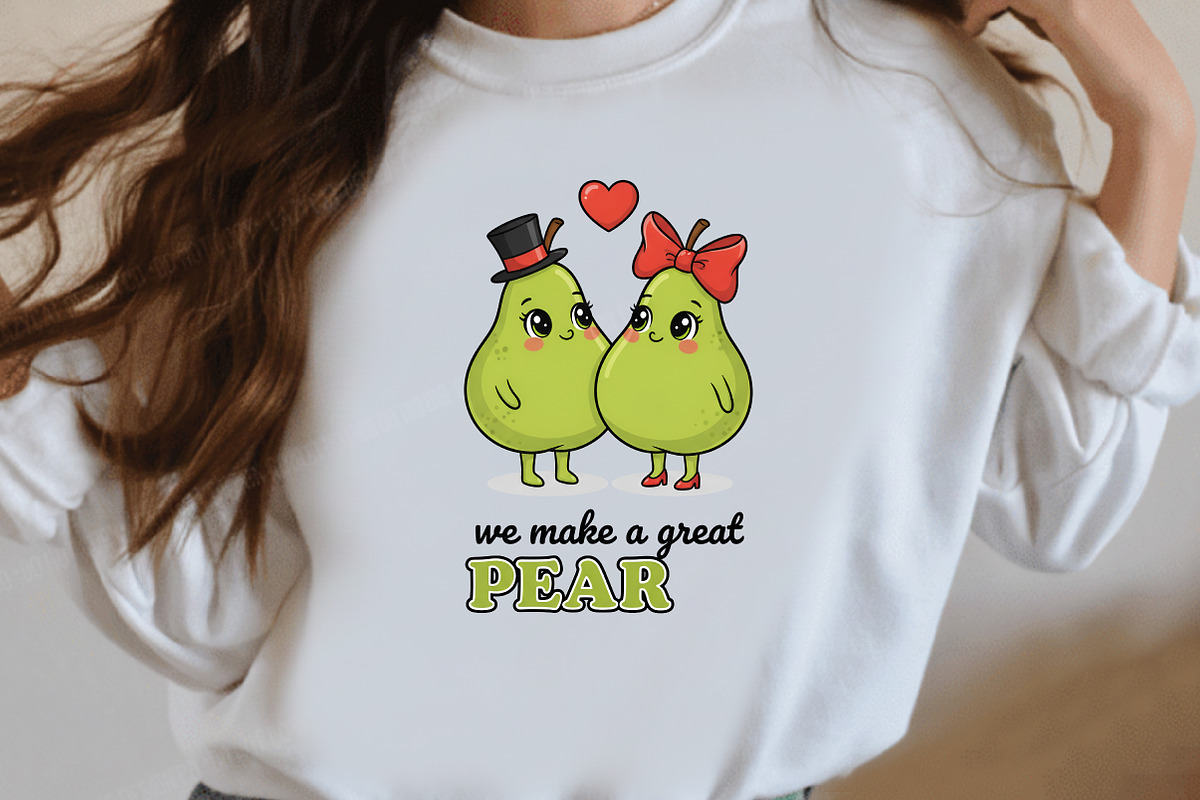 Food Puns Funny Valentine Clipart, an Illustration by Designworld (Photo 2 of 16)