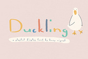 Duckling | Playful Display Font, a Font by BusySignal (Thumbnail 1 of 6)