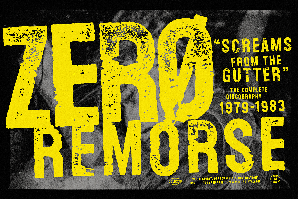 Colosso Display Font Collection, a Sans Serif Font by More Etc. Studios (Photo 19 of 19)