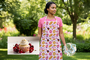 Sweet Cherry Bakery Kawaii Pattern, a Pattern Graphic by Little Creative Scribbles (Thumbnail 6 of 6)