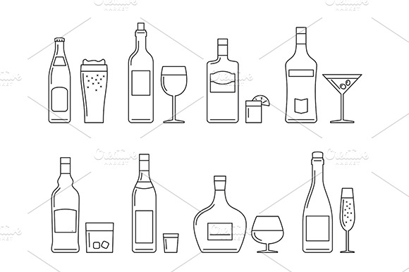 Drinks Line Icon