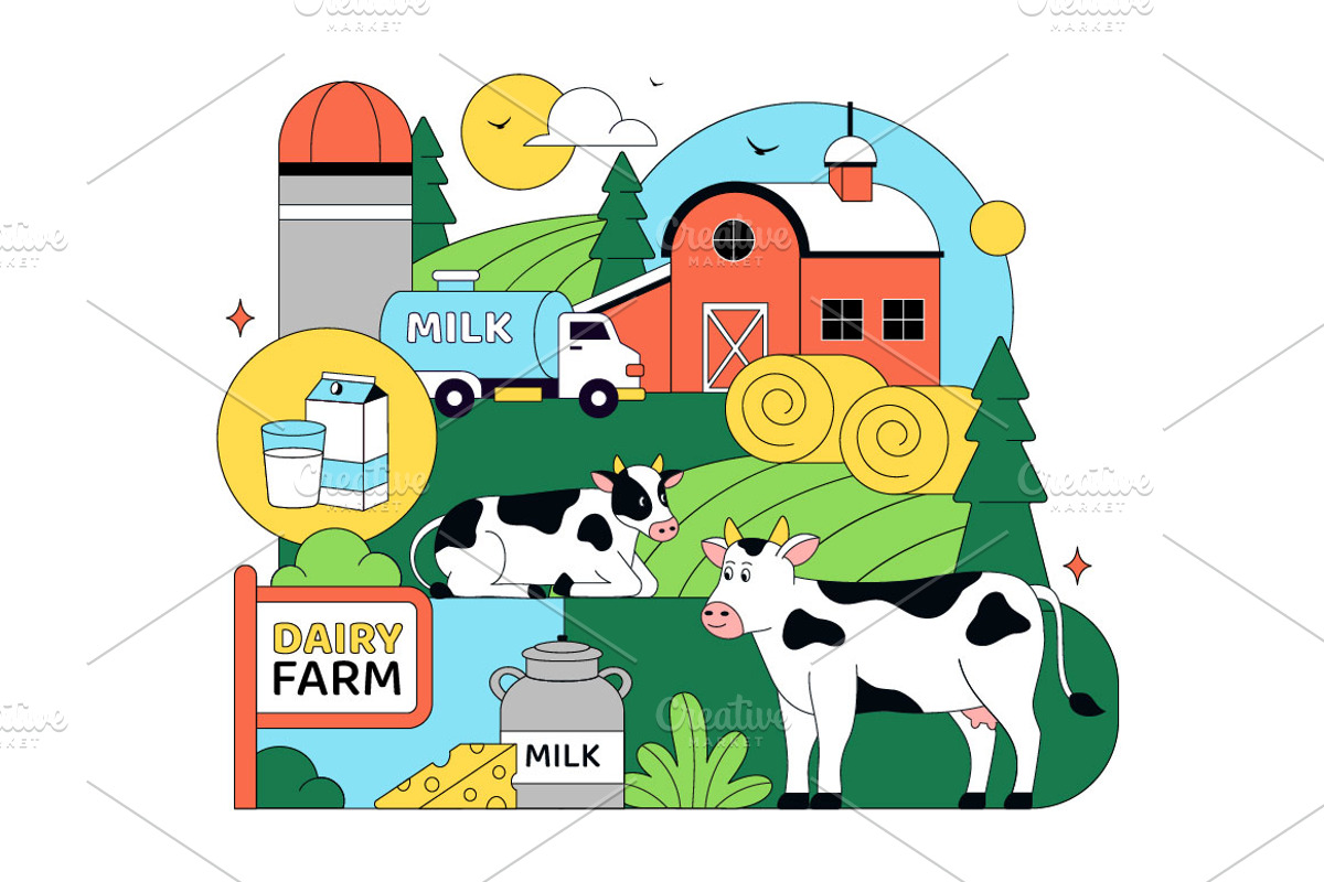 10 Daily Farm Illustration, an Animal Illustration by denayunebgt (Photo 4 of 4)
