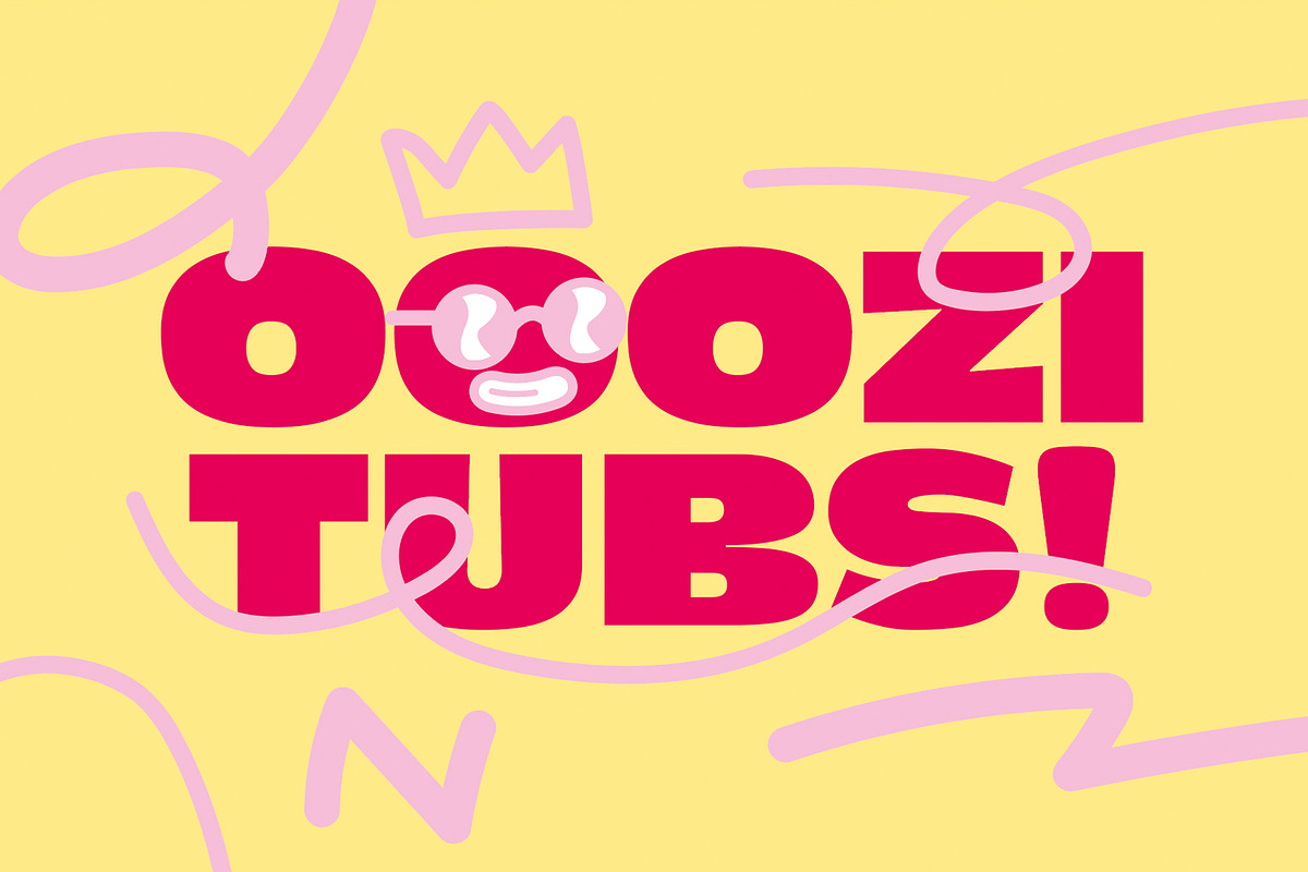 Ooozi | Big & bold font, a Sans Serif Font by Drawwwn (Photo 3 of 10)