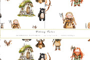 Nursery Viking Tale Watercolor Set, an Object Illustration by Pati Paints (Thumbnail 8 of 9)