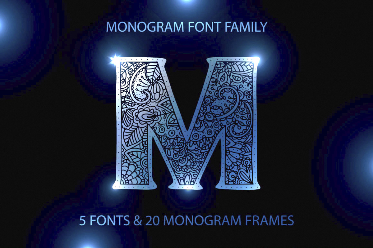 Monogram · 5 fonts · 20 frames