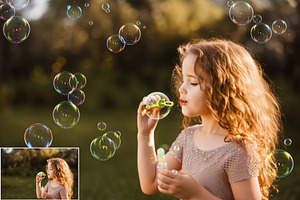 Bubbles Photoshop Overlays