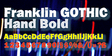 Franklin Gothic Hand