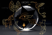 CELESTIAL WOMAN Tarot Sun Moon Star, an Illustration by ArtOLB (Thumbnail 13 of 15)