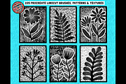 Procreate Linocut Brush Set Volume 2, a Brush Add-On by AlwaysBeColoring (Thumbnail 2 of 13)