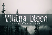 Viking Blood - Handwritten Font, a Font by NViolet (Thumbnail 1 of 3)