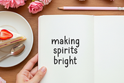 Wonderful Christmas - Cute Font, a Handwritten Font by Keithzo (Thumbnail 7 of 8)