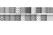 Geometric floral set of patterns, a Pattern Graphic by RODINA (Thumbnail 1 of 3)