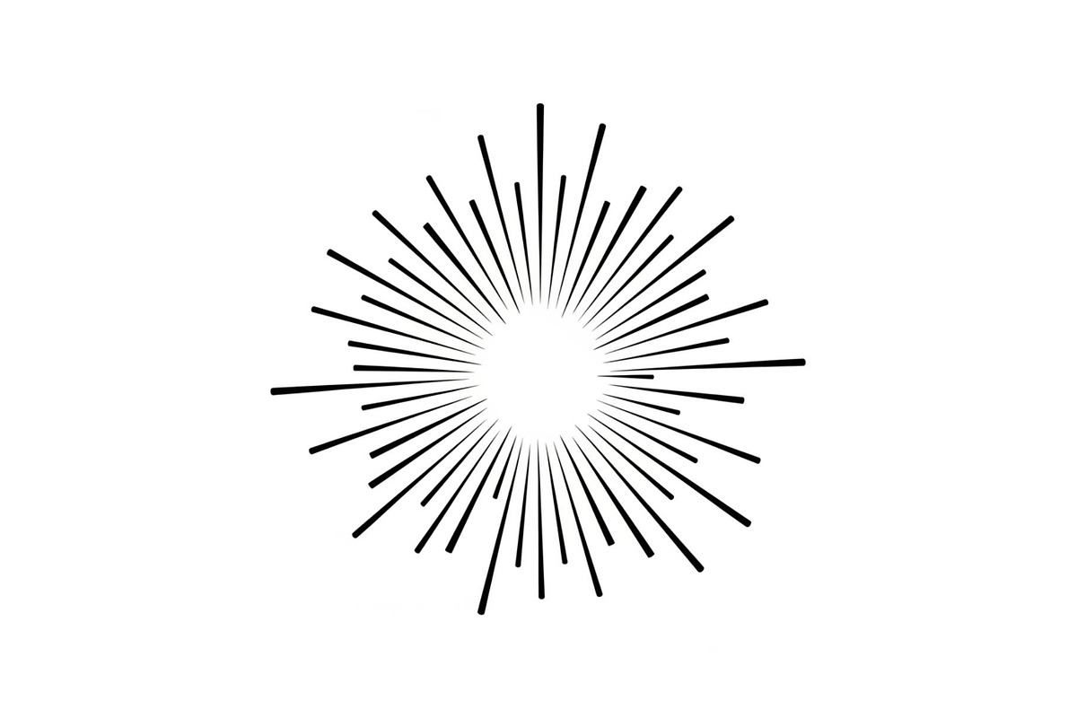 Sunburst Rays Vector Bundle Bundle, an Illustration by yasushie (Photo 9 of 31)