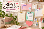 Cute Notes & Planner Illustrations, an Education Illustration by Anna Studio (Thumbnail 8 of 12)