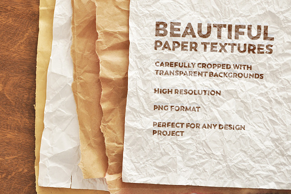 Crumpled Paper Textures preview 5